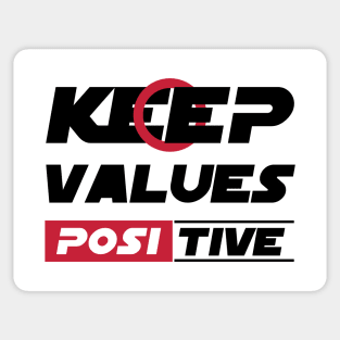 keep values positive Sticker